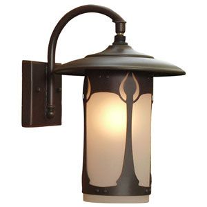 Bungalow Outdoor Wall Lantern by Johnson Art Studio - Starlight Lighting USA and Canada